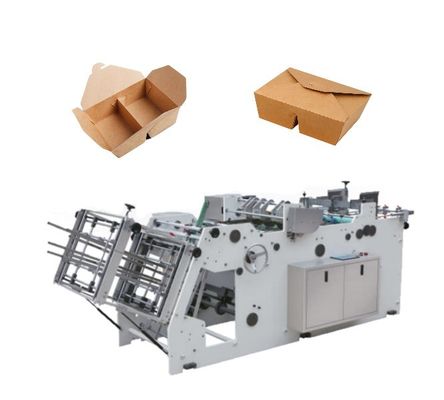 Thermofusible formant la machine de fabrication de cartons d'hamburger automatiquement LJZHJ-800