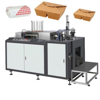 La machine de fabrication de cartons de déjeuner de papier de contrôle intelligent emportent la machine de boîte à nourriture